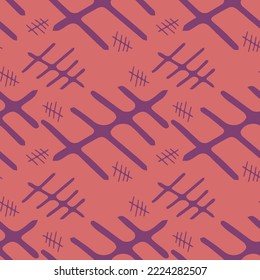 Helles, modernes, abstraktes, nahtloses Muster für das Textildesign. Nahtloser Vektorhintergrund mit abstrakten Ornamenten. Retro, heller Sommerhintergrund. Vintage exotische Druck.