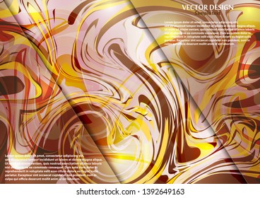 Bright modern abstract vector background of curves lines for your design. Space for text. Vector illustration