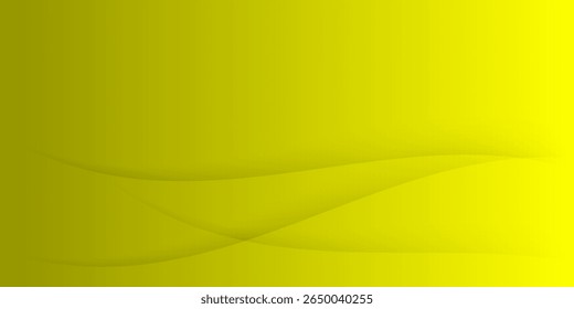Un fondo brillante y moderno con ondas sutiles y sutiles en diferentes tonos de amarillo. Perfecto para presentaciones dinámicas, Sitios web y proyectos creativos.