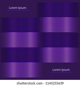 bright modern background, geomeric objects from colored metal bands