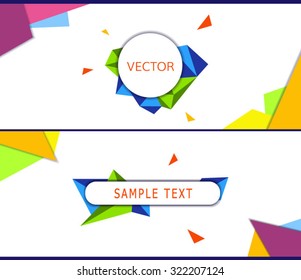 Bright Modern Banners