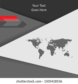 bright modern business template with copy space for your text and headline. Elements for design of brochures, magazines, annual reports. Business style. Eps10