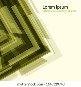 Bright modern design of rectangles, angle. Business concept. Brochure and banner template