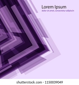 Bright modern design of rectangles, angle. Business concept. Brochure and banner template