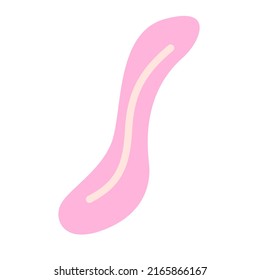 Bright modern flat hand drawn doodle element