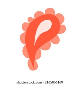 Bright modern flat hand drawn doodle element