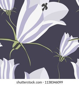 Bright modern floral pattern vector seamless