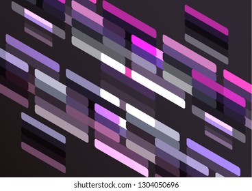 Bright modern isometric abstract composition of rectangles and stripes. Perfect background for your design projects. Vector graphics.