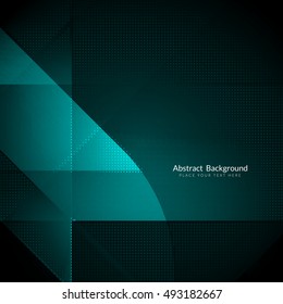 Bright modern polygon background design with halftone