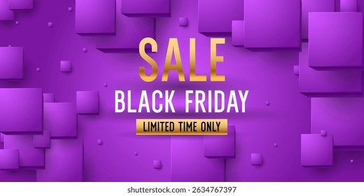 A bright modern poster to draw attention to the sale of goods. A beautiful poster to advertise a store or website. Discounts on products and services. Concise and stylish design. Black Friday.