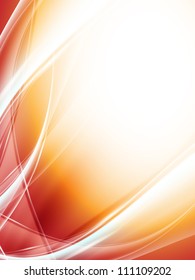bright modern vector background with wavy lines and copy space. Eps10