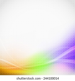 Bright modernistic abstract line shape design. Vector illustration