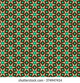 Bright Mosaic Pattern. Colorful Geometric Vector Illustration.