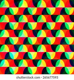 bright mosaic seamless pattern