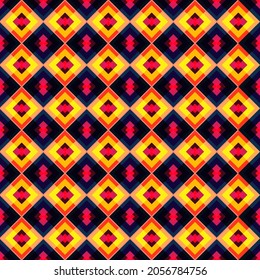 Bright mosaic seamless texture. Eps 10 vector file.