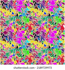 Bright mosaic texture. Ceramic tile texture. Perfect for fashion, textile design, cute themed fabric, on wall paper, wrapping paper, fabrics and home decor.