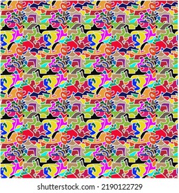 Helle Mosaikstruktur. Keramikfliesen. Perfekt für Mode, Textildesign, süße Stoffe, Tapete, Wickelpapier, Stoffe und Wohnungsdekoration.
