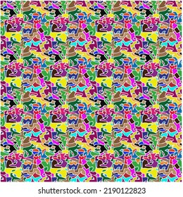 Helle Mosaikstruktur. Keramikfliesen. Perfekt für Mode, Textildesign, süße Stoffe, Tapete, Wickelpapier, Stoffe und Wohnungsdekoration.
