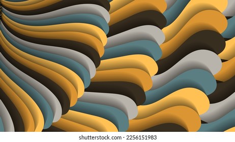Bright motley abstract background of multi-colored rounded shapes. A beautiful illustration for interior decoration, corporate designs, blogs, postcards, posters and your other projects. Vector. 
