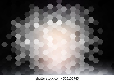 bright multi color hexagon background. vector illustration. for design, presentation