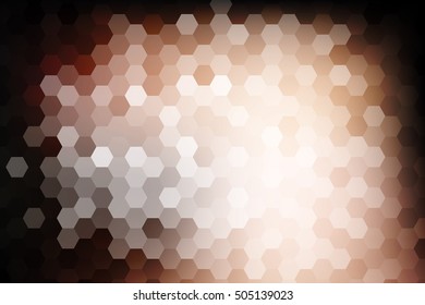 bright multi color hexagon background. vector illustration. for design, presentation