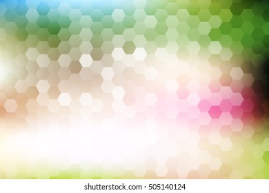 bright multi color hexagon background. vector illustration. for design, presentation