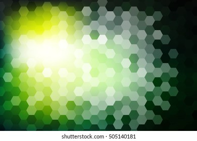 bright multi color hexagon background. vector illustration. for design, presentation