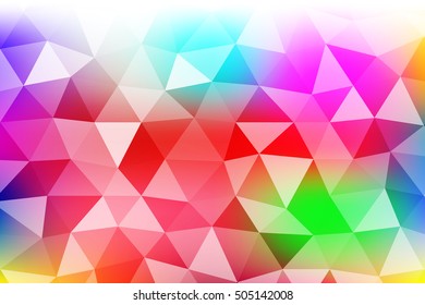 bright multi color pattern greeting backgrounds. polygonal pattern. vector illustration. for the design, printing, business presentations