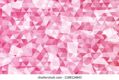 Bright Multi Color Triangles Background. Vector Illustration. For Design, Presentation.