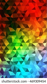 bright multi colored mosaic of polygonal elements. banner. vector illustration. for design of printed materials, websites, presentations, business ideas