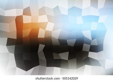 bright multi colored mosaic of polygonal elements. banner. vector illustration. for design of printed materials, websites, presentations, business ideas