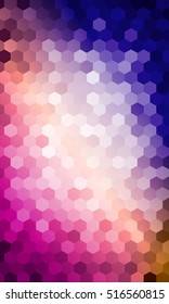 Bright multicolor geometric background of colored hexagon. Origami. Vector illustration. Polygonal patterns for your presentations, business