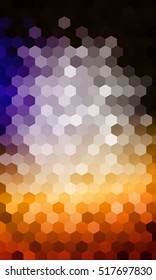 Bright multicolor geometric background of colored hexagon. Vector illustration. Polygonal patterns for your presentations, business