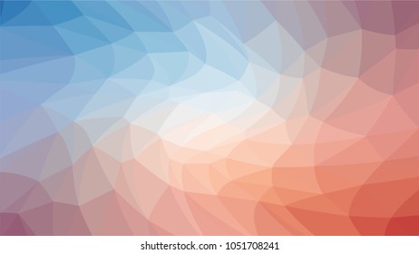 Bright multicolor low polygonal crystal background. Triangular polygon  pattern. Low poly vector illustration. Low polygonal backdrop