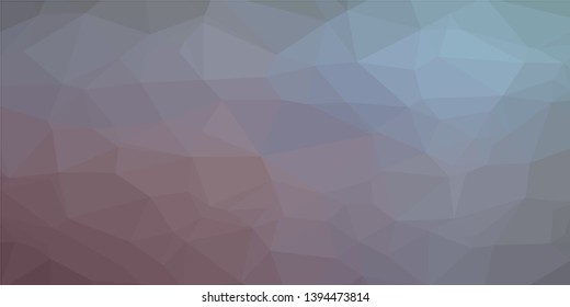 Bright multicolor low polygonal crystal background. Triangular polygon  pattern. Low poly panoramic vector illustration. Low polygonal backdrop