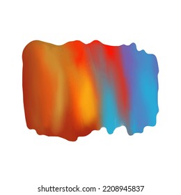 Lugar multicolor brillante.Ilustración vectorial.Para el diseño de banners; carteles; postales; puede ser útil como paleta de colores.