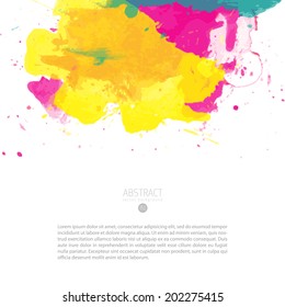 bright multicolor vector watercolour background handy for any project where a platter of color makes the difference color water juvenile nails star texture child colourful conceptual scene edge dye ed