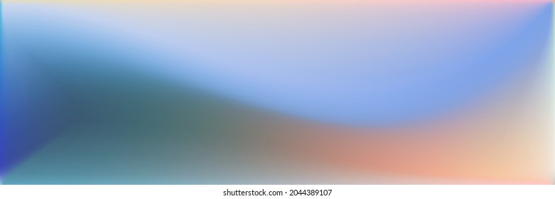 Bright Multicolor Wavy Gradient Mesh. Color Dark Colorful Smooth Surface Illustration. Blank Vivid Smooth Surface Backdrop. Vibrant Blurred Background. Natural Water Rainbow Wavy Gradient Mesh.