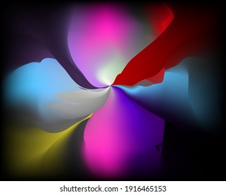 Fondo abstracto multicolor brillante. Mezclando pinturas de color. Olas multicolores de doodle líquido. Patrones hippie brillantes únicos. Plantilla de vectores para diseño web.