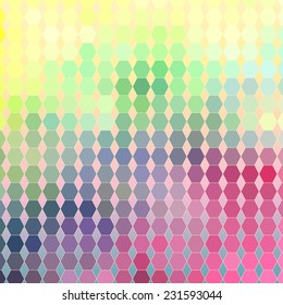 bright multicolored abstract pattern of polygons