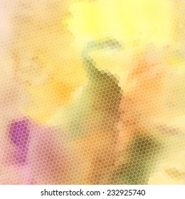 bright multicolored abstract pattern of polygons