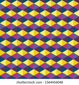 Bright multicolored geometric pattern, which consists of hexagons