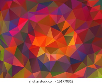 Bright multicolored geometrical vector background. Eps 10. 
