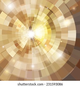 bright multicolored gradient background with luminaries