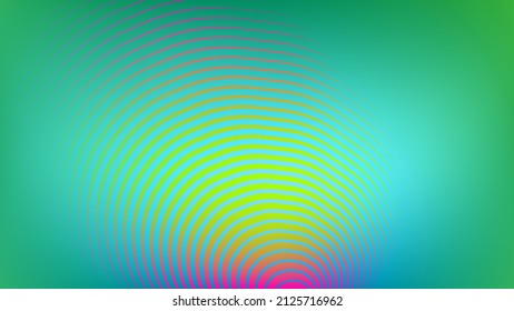 Bright multicolored gradient mesh with circles blend abstract digital art background.