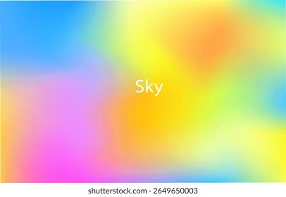 Gradiente multicolorido brilhante com uma mistura suave de tons vívidos — perfeito para planos de fundo vetoriais abstratos dinâmicos, atraentes e modernos.