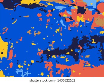 Bright multicolored grunge background. Modern design for printing on wrapper, posters, Wallpaper, decoration, covers, banners, social media. Scalable vector graphics