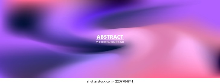 Bright multicolored holographic wide background. Abstract liquid colorful gradient creative banner. Blurred soft blend color gradation minimalist background. Vector illustration.
