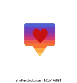 
Bright, multi-colored like sign flat style. Logo, icon