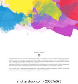 bright multicolored vector watercolour scene important for any project where a platter of colour makes the difference colour coloration water youth star texture infant colourful abstract scene edge pa